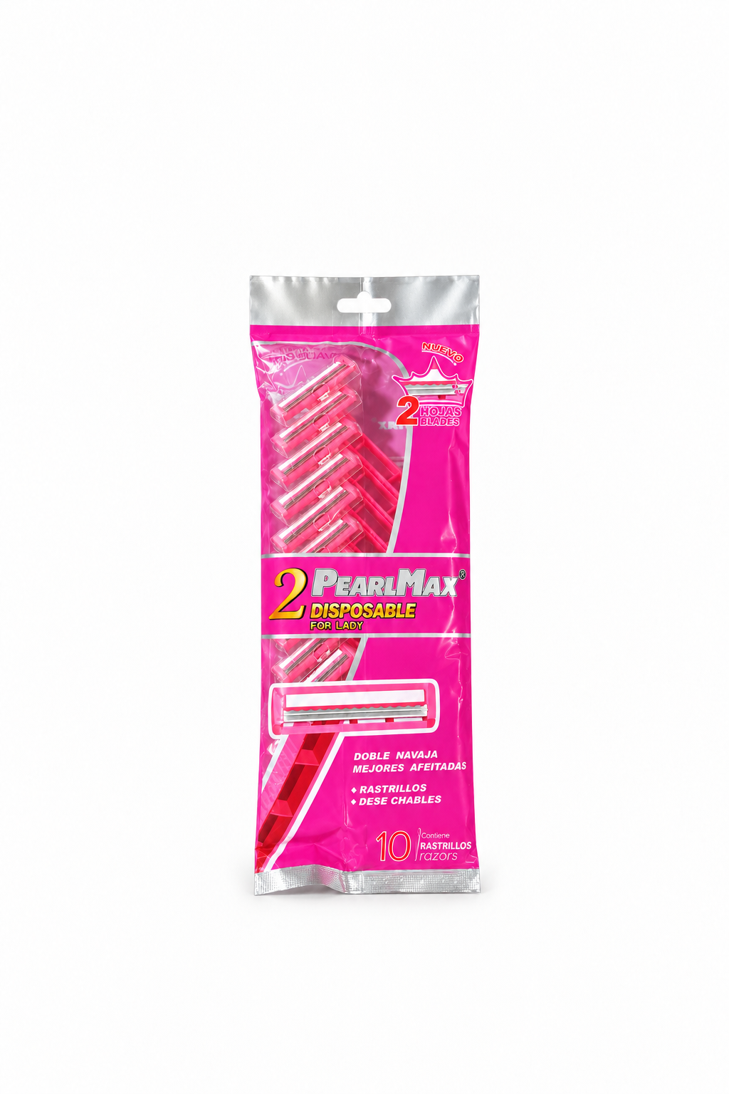 PAQUETE DE RASTRILLOS CON 10 RASTRILLOS PEARL MAX TR26-506