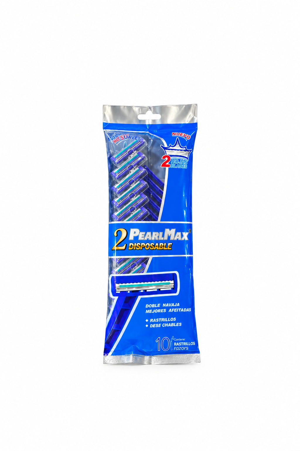 PAQUETE DE RASTRILLOS DESECHABLES PEARL MAX TR26-504
