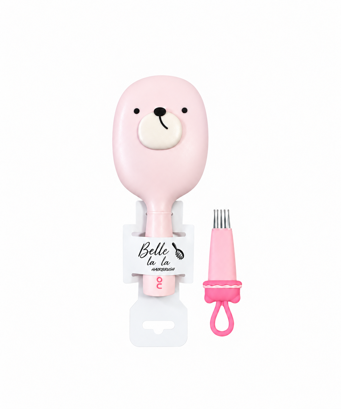 CEPILLO DE OSITO CON GARRITA PARA QUITAR CABELLO ENREDADO BELLE LA LA TR26-1061